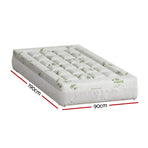 Giselle Bedding Pillowtop Mattress Topper 7.5cm Thick Bamboo Pad for Back Pain Relief Washable Skin-friendly, image 2