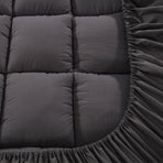 Giselle Bedding Bamboo Charcoal Filling Pillowtop Topper 1000GSM 5cm Thick Pillowtop Pad for Back Pain Relief, image 4