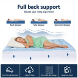 Giselle 5cm Mattress Topper Pillowtop toppers Double-Sided King Single