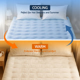 Giselle 5cm Mattress Topper Pillowtop toppers Double-Sided Queen