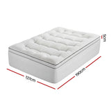 Giselle Bedding Double Mattress Topper 5cm Coral Fleece - Side View