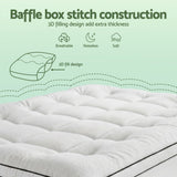 Giselle Bedding Double Mattress Topper 5cm Coral Fleece - Extra Image