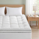 Giselle Bedding Double Mattress Topper 5cm Coral Fleece - Extra Image