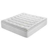 Giselle Bedding King Mattress Topper 5cm Coral Fleece - Front View