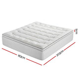 Giselle Bedding King Mattress Topper 5cm Coral Fleece - Side View