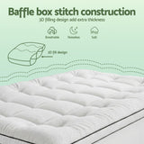 Giselle Bedding King Single Mattress Topper 5cm Coral Fleece - Extra Image