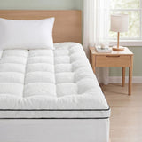 Giselle Bedding King Single Mattress Topper 5cm Coral Fleece - Extra Image