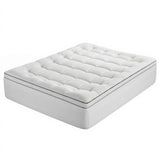 Giselle Bedding Queen Mattress Topper 5cm Coral Fleece - Front View