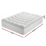 Giselle Bedding Queen Mattress Topper 5cm Coral Fleece - Side View