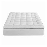 Giselle Bedding Queen Mattress Topper 5cm Coral Fleece - Top-Down View