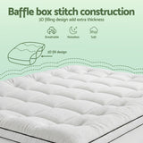 Giselle Bedding Queen Mattress Topper 5cm Coral Fleece - Extra Image