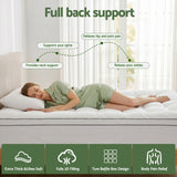 Giselle Bedding Single Mattress Topper 5cm Coral Fleece - 45-Degree Angle