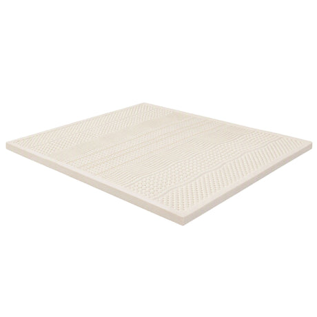 Giselle Bedding Double Latex Mattress Topper 7-Zone Natural Latex Core Breathable 5cm, image 8