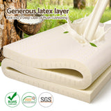 Giselle Bedding Latex Mattress Topper 7.5cm Doule - Side View