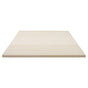 Giselle Bedding Latex Mattress Topper, 5cm Thick Cooling Bed Pad for Side Sleepers Pain Relief, 7 Zone Foldable Mat with Washable Cover for Guest Room Bedroom King