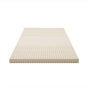 Giselle Bedding Latex Mattress Topper, 7.5cm Thick 7-Zone Pressure Relief Bed Pad with Washable Cover, Cooling Breathable Mat for Side Sleepers & Back Pain, Beige King Single