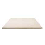 Giselle Bedding Latex Mattress Topper, 5cm Thick Cooling Bed Pad for Side Sleepers Pain Relief, 7 Zone