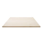 Giselle Bedding Latex Mattress Topper, 5cm Thick Cooling Bed Pad for Side Sleepers Pain Relief, 7 Zone Foldable Mat with Washable Cover for Guest Room Bedroom Queen