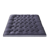 Giselle 5cm Mattress Topper Pillowtop toppers Bamboo Charcoal Double - Side View