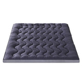 Giselle 5cm Mattress Topper Pillowtop toppers Bamboo Charcoal King - Side View