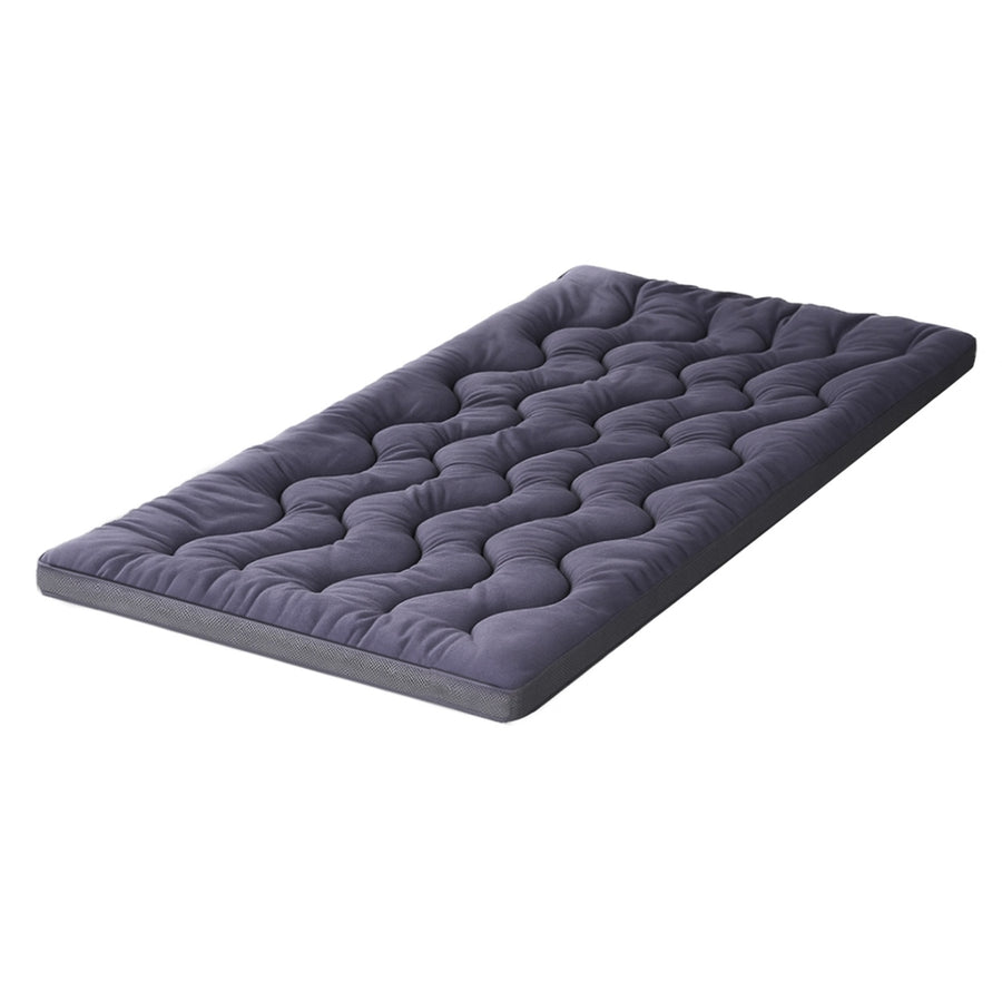 Giselle Bedding 5cm Pillowtop Mattress Topper, Bamboo Charcoal, King Single