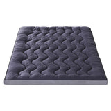 Giselle 5cm Mattress Topper Pillowtop toppers Bamboo Charcoal Queen - Side View