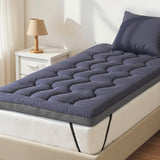 Giselle 5cm Mattress Topper Pillowtop toppers Bamboo Charcoal Single - Close-Up Angle
