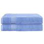 2 Pack Bath Sheets Set Cotton Extra Large Towel Blue