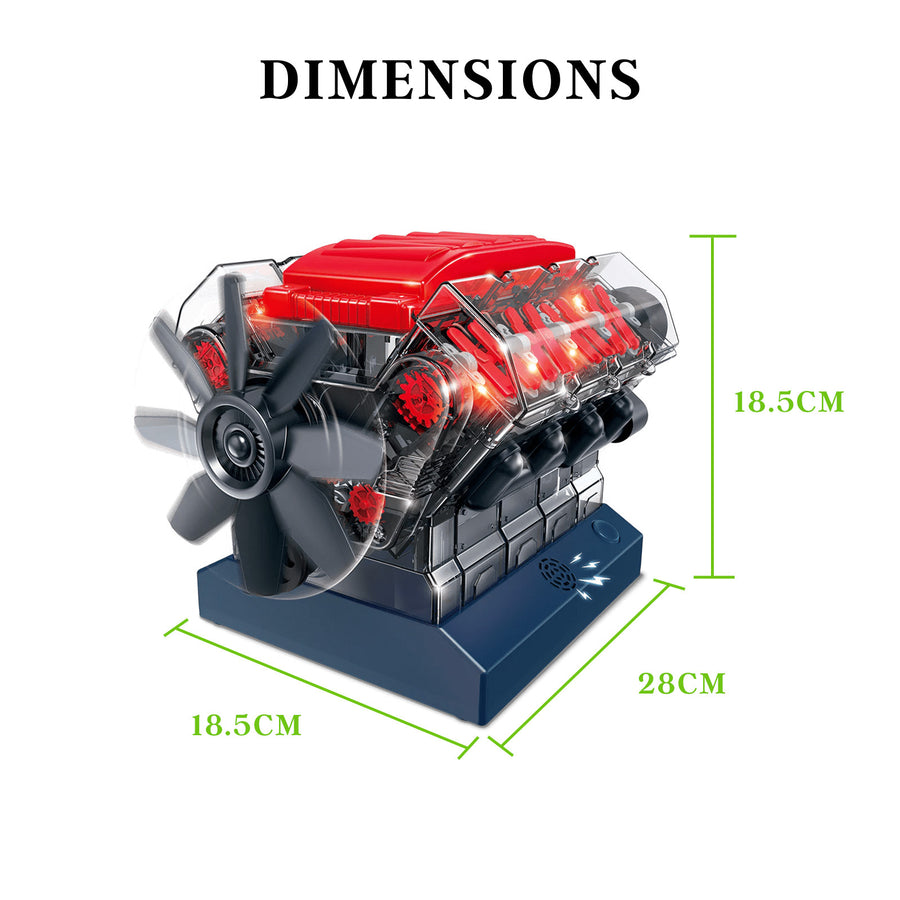 Amazing V8 Model Engine Toy