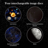 Solar System Projector with 4 Image Disc - Front View