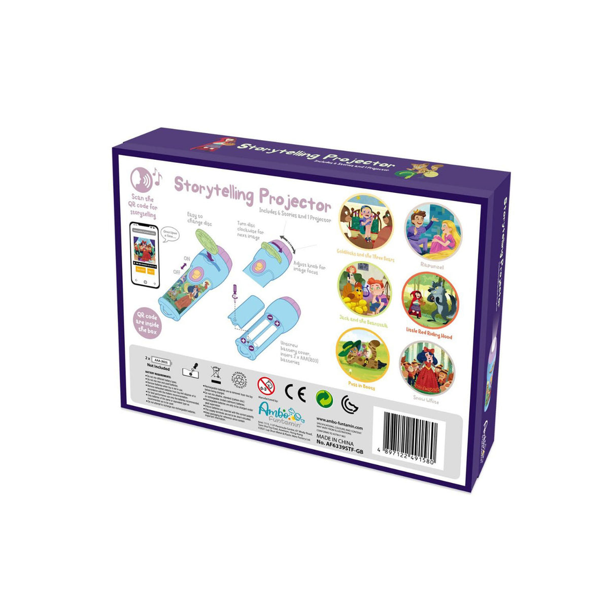 Storytelling Torch Projector Set with 6 Stories - Series 2