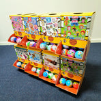 40X Geometric Translucent Dog Toy Capsules in Display Box