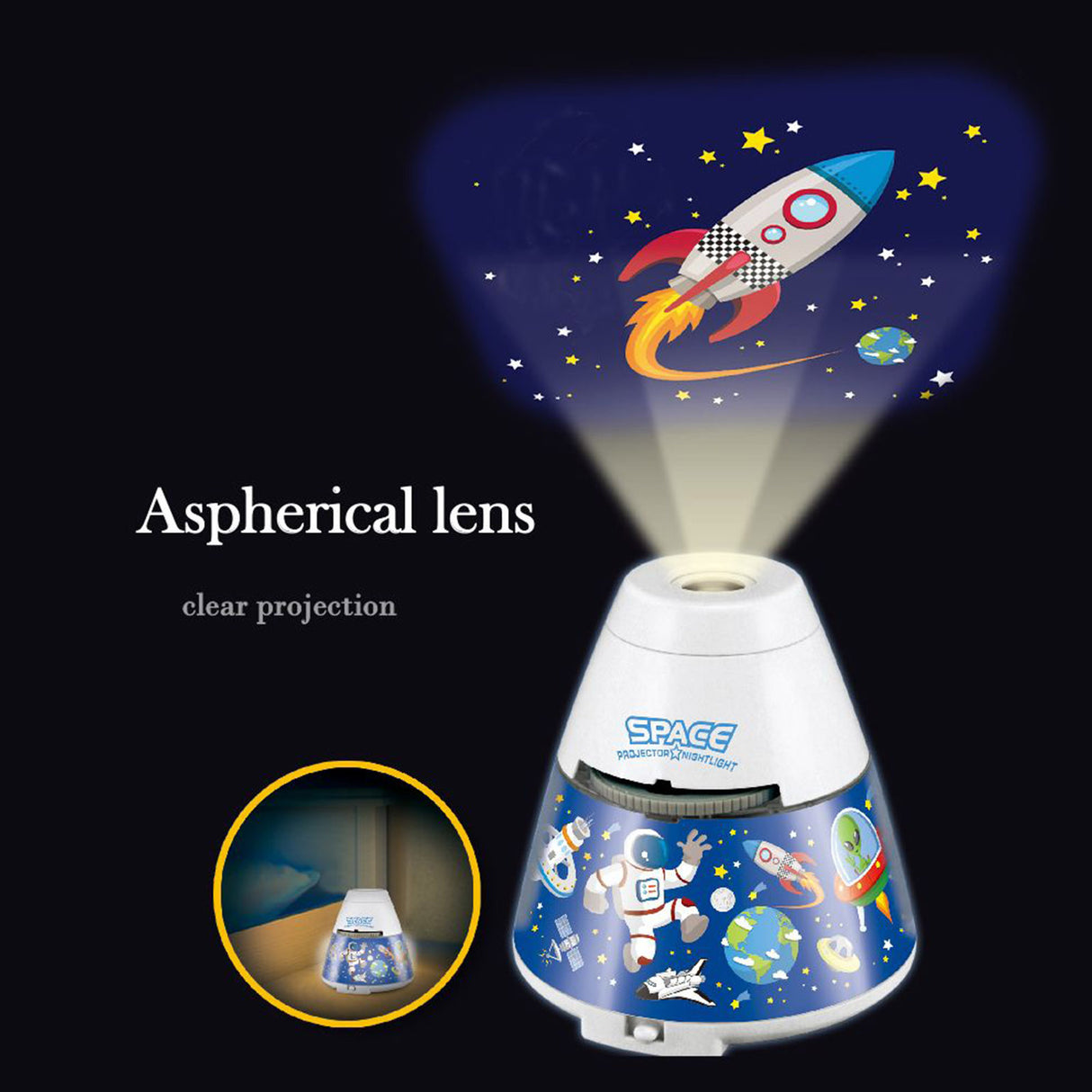 Space Capsule Projector