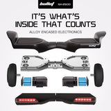 BULLET SX-2500 Hoverboard Scooter, 500W Brushless, UL Certified, AU Compliant, 6.5-inch Off-Road Style Tyres, Superior Self Balancing System, LED