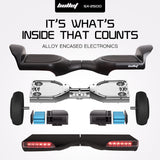 BULLET SX-2500 Hoverboard Scooter, 500W Brushless, UL Certified, AU Compliant, 6.5-inch Off-Road Style Tyres, Superior Self Balancing System, LED Lights, Black - Extra Image