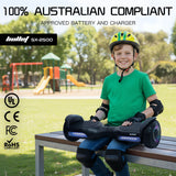 BULLET SX-2500 Hoverboard Scooter, 500W Brushless, UL Certified, AU Compliant, 6.5-inch Off-Road Style Tyres, Superior Self Balancing System, LED