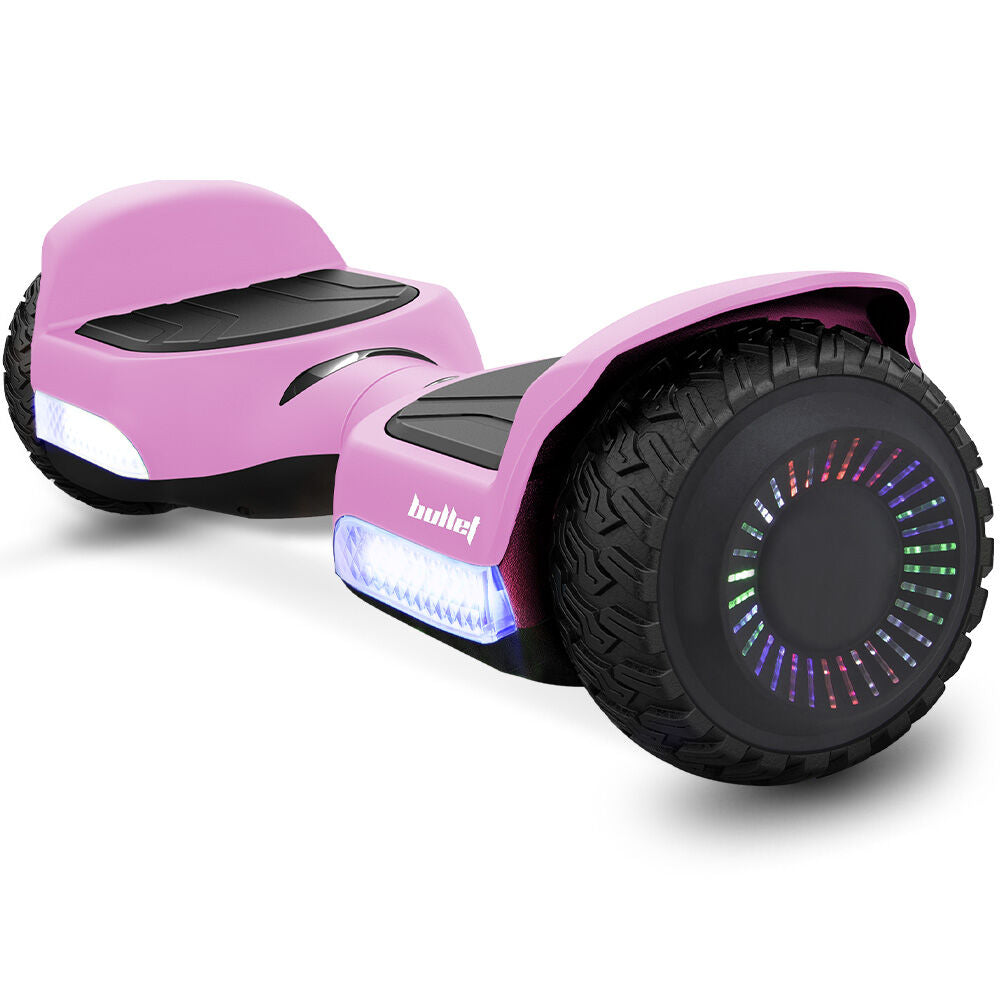 BULLET SX-2500 Hoverboard Scooter, 500W Brushless, UL Certified, AU Compliant, 6.5-inch Off-Road Style Tyres, Superior Self Balancing System, LED