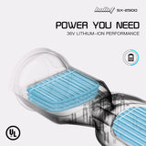 BULLET SX-2500 Hoverboard Scooter, 500W Brushless, UL Certified, AU Compliant, 6.5-inch Off-Road Style Tyres, Superior Self Balancing System, LED Lights, Pink - 45-Degree Angle