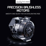 BULLET SX-2500 Hoverboard Scooter, 500W Brushless, UL Certified, AU Compliant, 6.5-inch Off-Road Style Tyres, Superior Self Balancing System, LED