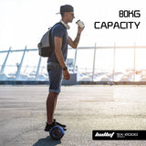 BULLET SX-2000 Hoverboard Scooter, 500W Brushless, Superior Self Balancing System, UL Certified, LED Lights, Blue Galaxy - Low Angle