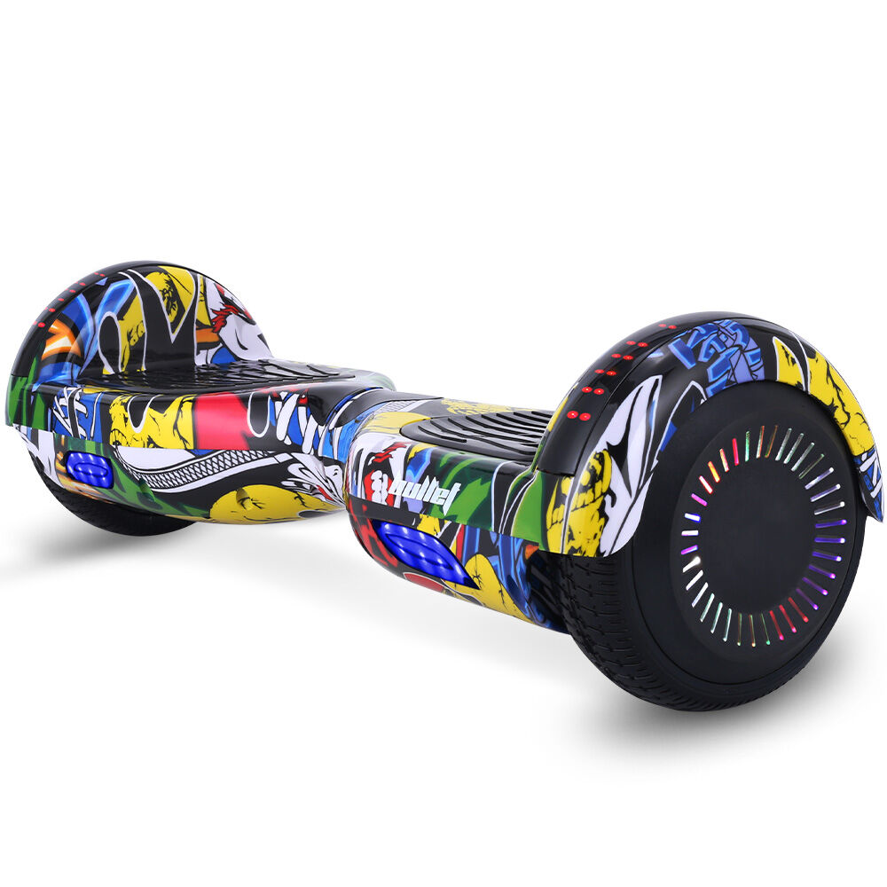 BULLET SX-2000 Hoverboard Scooter, 500W Brushless, UL Certified, AU Compliant, Superior Self Balancing System, LED Lights, Hip Hop Design