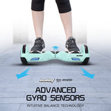 BULLET SX-2000 Hoverboard Scooter, 500W Brushless, UL Certified, AU Compliant, Superior Self Balancing System, LED Lights, Mint Green - Side View
