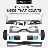 BULLET SX-4000 Hoverboard Scooter, 700W Brushless, UL Certified, AU Compliant, 8.5' Wheels, Superior Self Balancing System, LED Lights, Carry Bag,