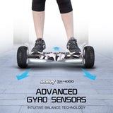 BULLET SX-4000 Hoverboard Scooter, 700W Brushless, UL Certified, AU Compliant, 8.5' Wheels, Superior Self Balancing System, LED Lights, Carry Bag,
