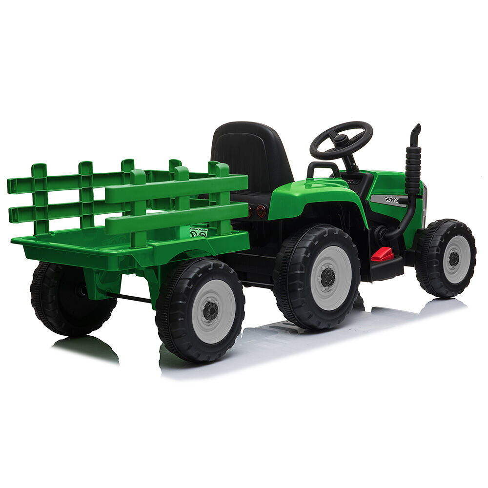 ROVO KIDS Electric Battery Operated Ride On Tractor Toy, Remote Control