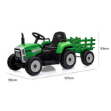ROVO KIDS Electric Battery Operated Ride On Tractor Toy, Remote Control