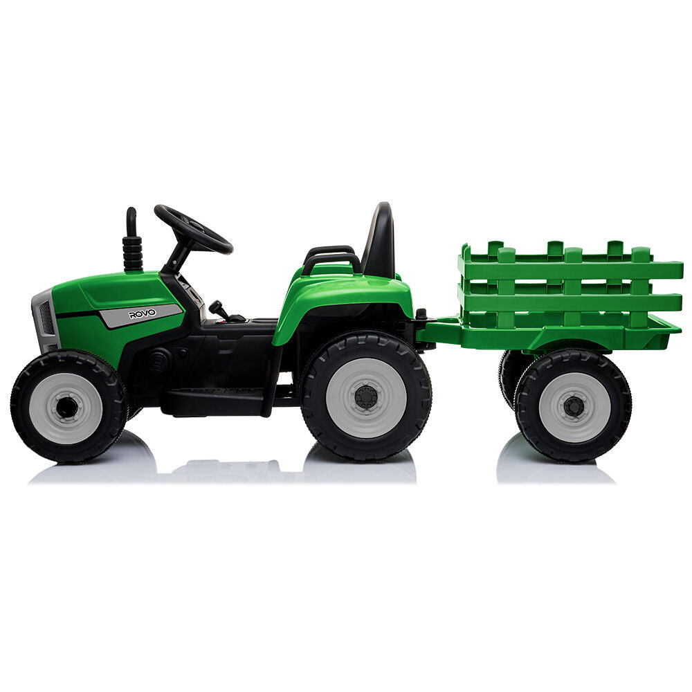 ROVO KIDS Electric Battery Operated Ride On Tractor Toy, Remote Control