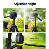 Weifeng Professional Camera Tripod Stand Mount DSLR Travel Adjustable 62-160cm Black - Rear View