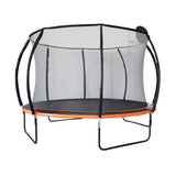 Mazam 12FT Kids Trampline Safety Net Basketball Set Ladder Round