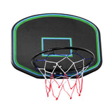 Mazam 12FT Kids Trampline Safety Net Basketball Set Ladder Round